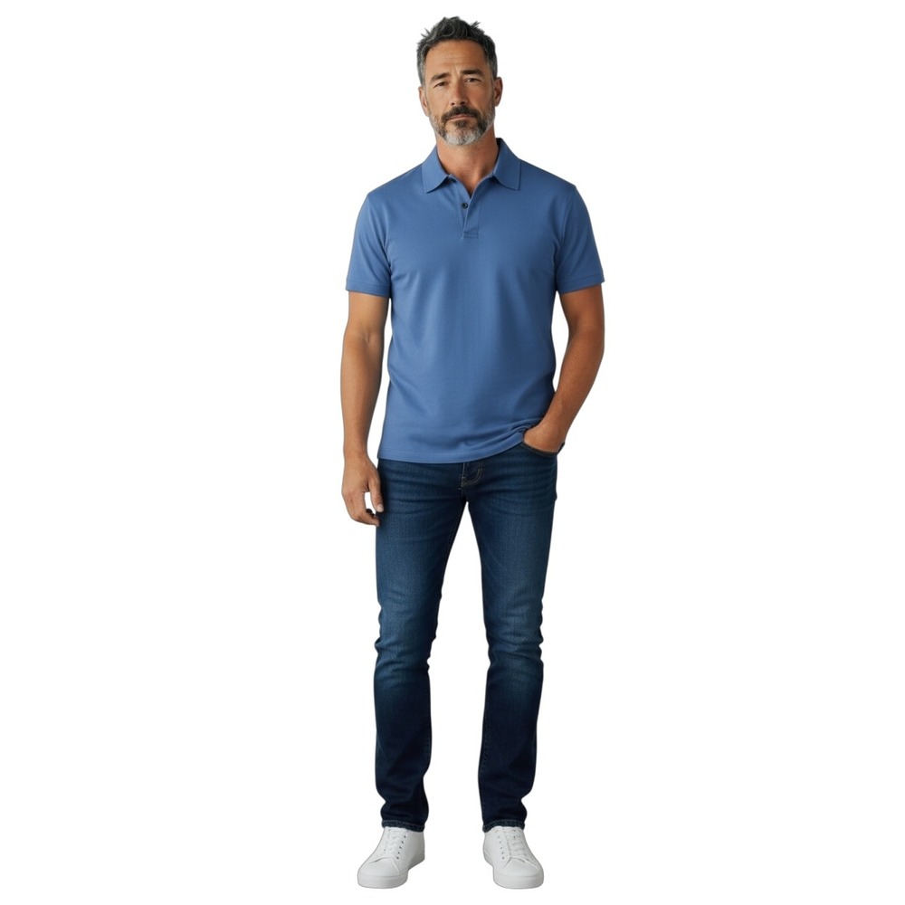Banana Republic Blue Polo Shirt Men's XL‎ | Soft Cotton Classic Fit